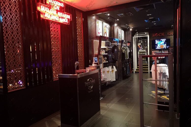 โรงแรมฮาร์ดร็อคพัทยา เสากันขโมย แบบ RF จากบริษัท FUYA