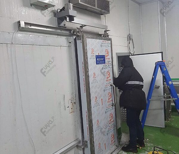 ประตูอัตโนมัติ ห้องเย็นโรงงานครีโม